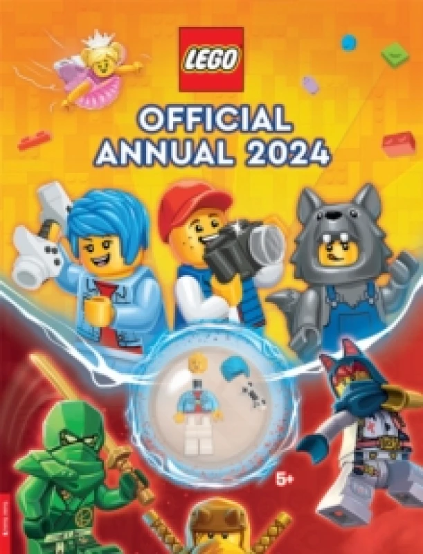 Image of LEGO Books: Official Annual 2024 (with gamer LEGO minifigure) Hardback