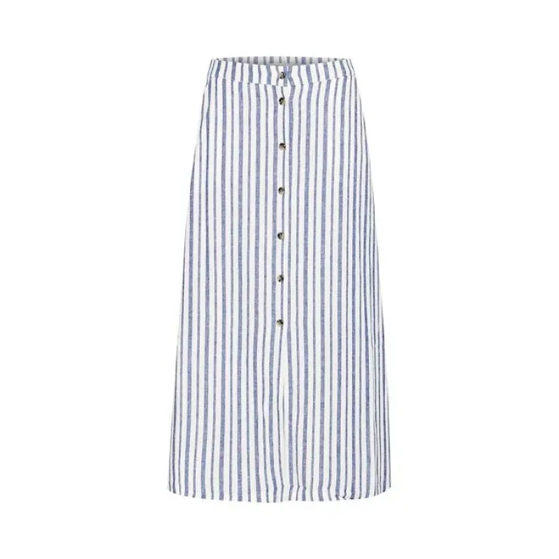 Image of b.Young Buttoned womens skirt b.young Falakka Bleu Female 34