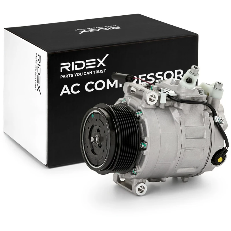 Image of RIDEX 447K0029 AC Compressor PAG 46, Refrigerant: R134a Compressor,air conditioning (447)