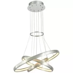 Image of Italux Lighting - Italux Axel - Modern LED Hanging Pendant Aluminum, Warm, White 3000K 4240lm Dimmable