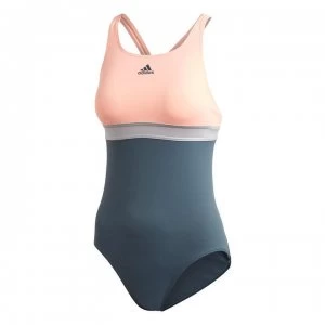 Image of adidas Womens Sh3. Ro 4Hanna Swimsuit - Lagacy Blue