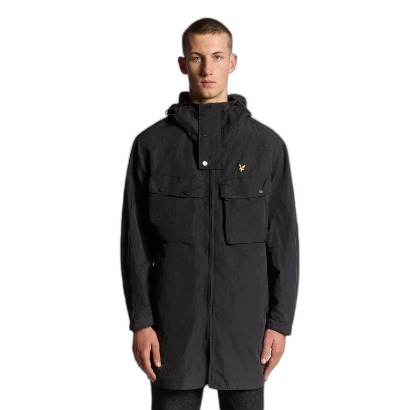 Image of Lyle & Scott Parka coat Lyle & Scott Noir Male S