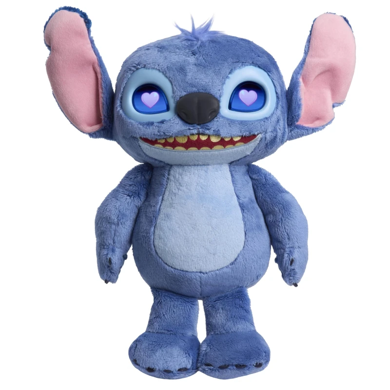 Image of Just Play Disney Stitch Many Moods 343cm großes interaktives Pluschtier 50+ Soundeffekte und Spruche ausdrucksvolle LCD-Augen Kinderspielzeug ab