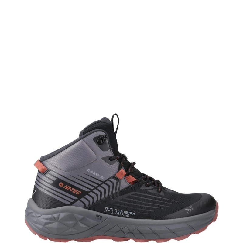 Image of Hi-Tec Fuse Trail Mid Hiking Boots Grey