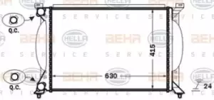 Image of Radiator Heat Exchanger 8MK376766-264 by BEHR