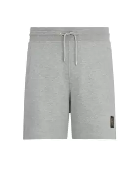 Image of Belstaff Classic Drawstring Sweatshorts In Grey - Size M