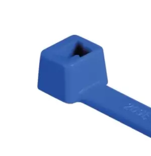 Image of HellermannTyton Blue Cable Tie Nylon Releasable, 365mm x 7.6 mm