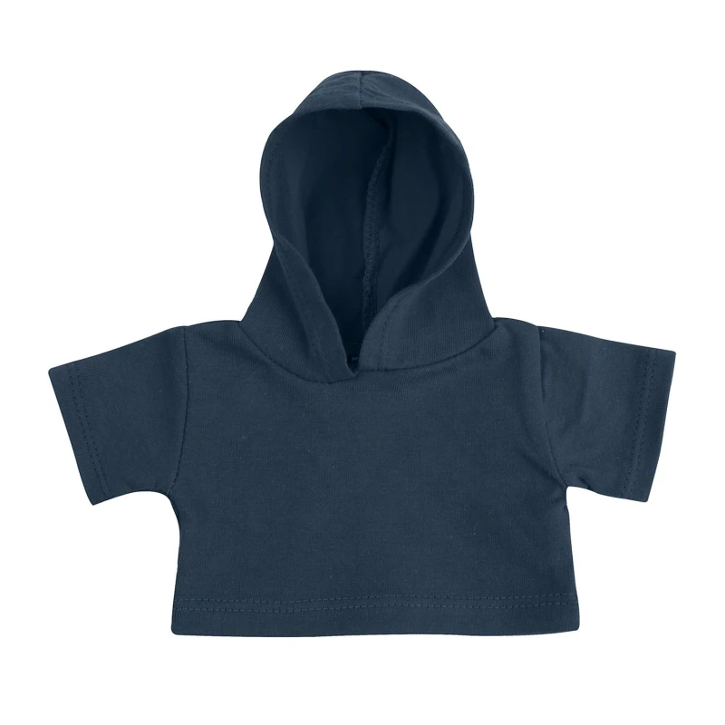 Image of Mumbles Mens Hooded Teddy T-Shirt in Navy Size: Medium Navy Male M