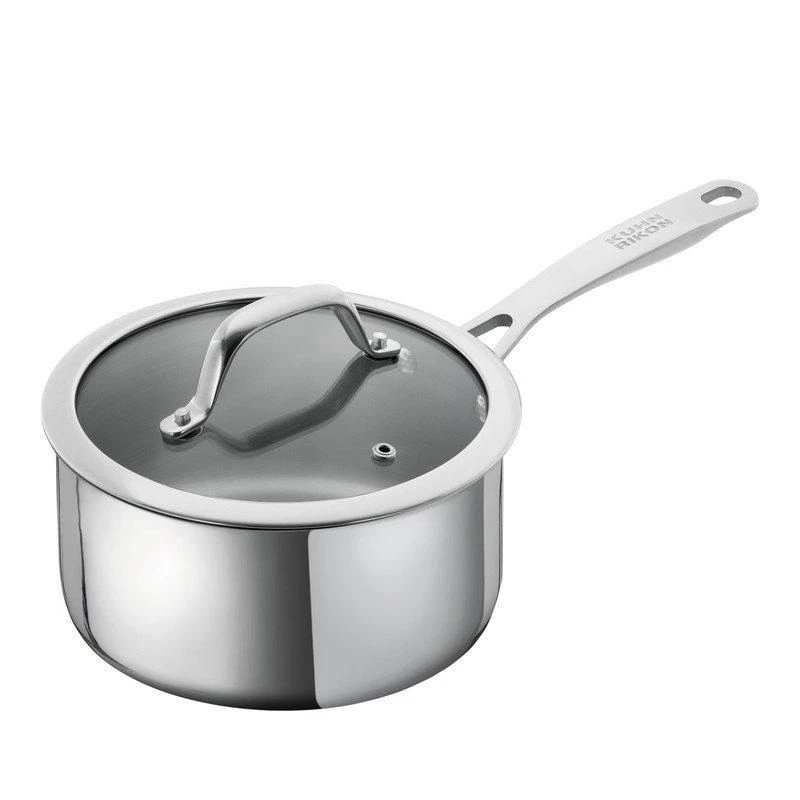 Image of Kuhn Rikon Allround Stainless Steel Saucepan, 18cm/2.3L Silver