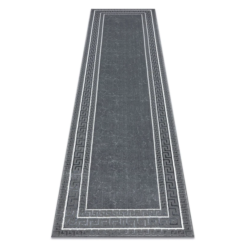 Image of RugsX Allure Runner in Grey Size: 80cm x 250cm Grey Unisex 80cm x 250 cm