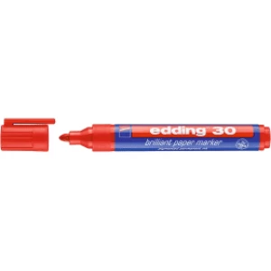 Image of Edding 30 Brilliant Paper Marker - Red