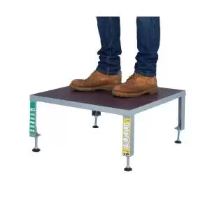 Image of Fort Adjustable Steel Work Platform 210 x 610 x 1210 Phenolic Non-Slip