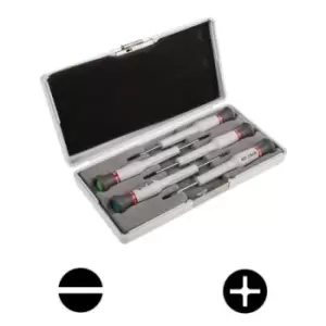 Image of Facom Standard Slotted; Phillips Screwdriver Set 5 Piece