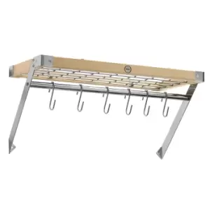 Image of Hahn 60cm Wall Rack - Natural Wood