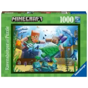 Image of Minecraft Jigsaw Puzzle Minecraft Mosaic (1000 pieces)