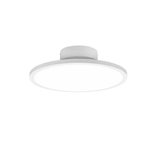 Image of Tray Modern 29W LED Semi Flush Light White Matt 4000K