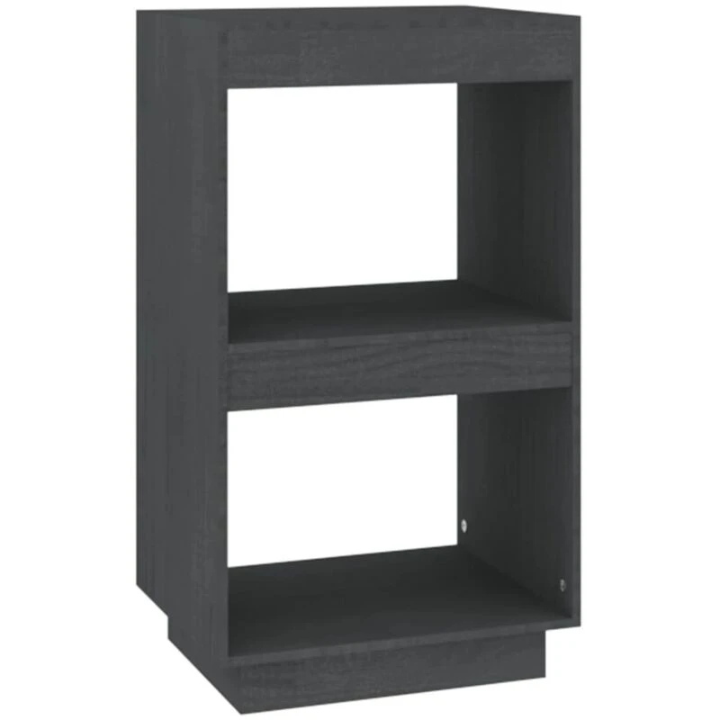 Image of VIDAXL Book Cabinet Grey 40x35x71cm Solid Pinewood Vidaxl 8720286815724