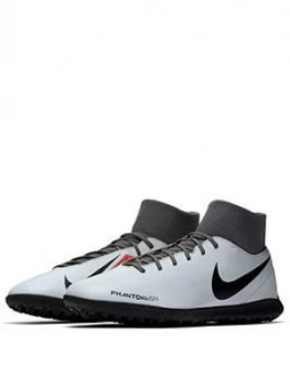 Image of Nike Mens Phantom Vision Club Dynamic Fit Astro Turf Football Boot Grey Size 12 Men