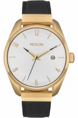 Image of Ladies Nixon The Bullet Leather Luxe Watch A1185-513