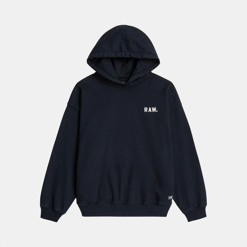 Image of G Star Kids Logo Pull Over Hoodie Salute female 10Y