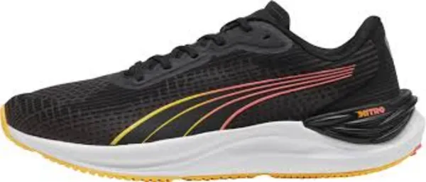 Image of Puma Mens Electrify Nitro 3 Wtr Fv Road Running Shoes 21000703270 Size 7 (40.5) Black