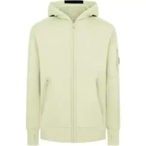 Image of CP COMPANY Goggle Lens Hoodie - White