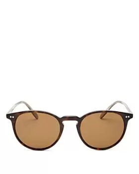 Image of Oliver Peoples Round Sunglasses, 49mm