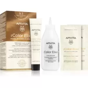 Image of Apivita My Color Elixir hair colour ammonia-free shade 9.3 Very Light Blonde Gold