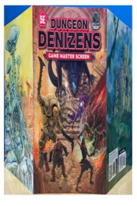 Image of Dungeon Denizens 5E Game Master Screen Hardback