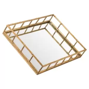Image of Set Of 2 Detailed Rectangular Trays