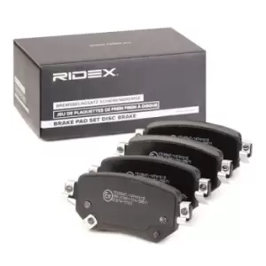 Image of RIDEX Brake pad set MAZDA 402B1341 GMY02643Z,GMY02643ZA,GMY02643ZB