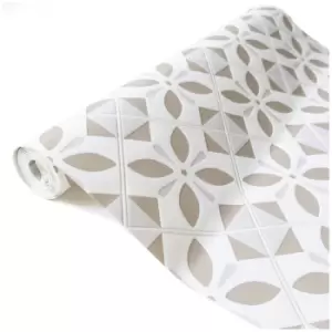 Image of D-C-Fix Oriental Element 3D Beige Wallpaper