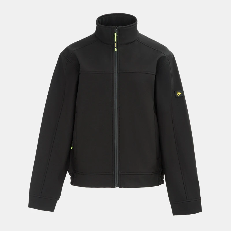 Image of Dunlop Womens On-Site Water Resistant Windproof Slim Fit Softshell Jacket Black female 8 (36)