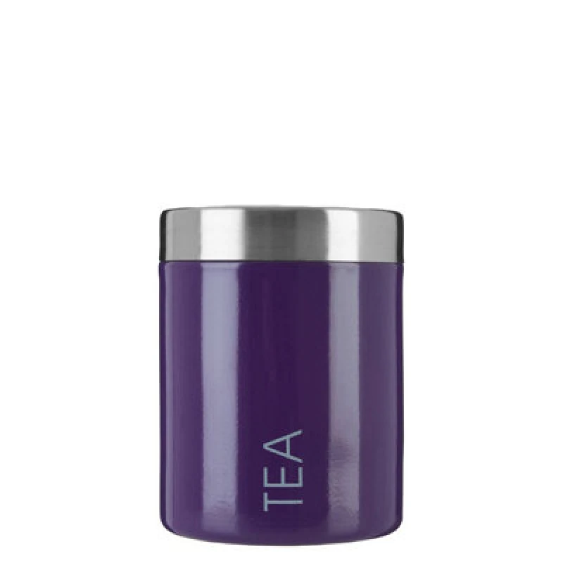 Image of Premier Housewares Maison by Premier Enamel Tea Canister Purple