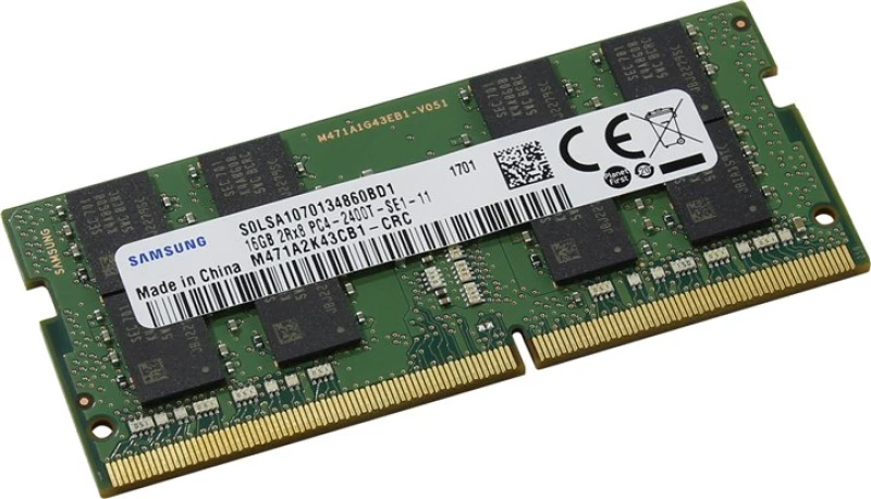 Image of Samsung M471A2K43CB1-CRC memory module 16GB 1 x 16GB DDR4 260-pin SO