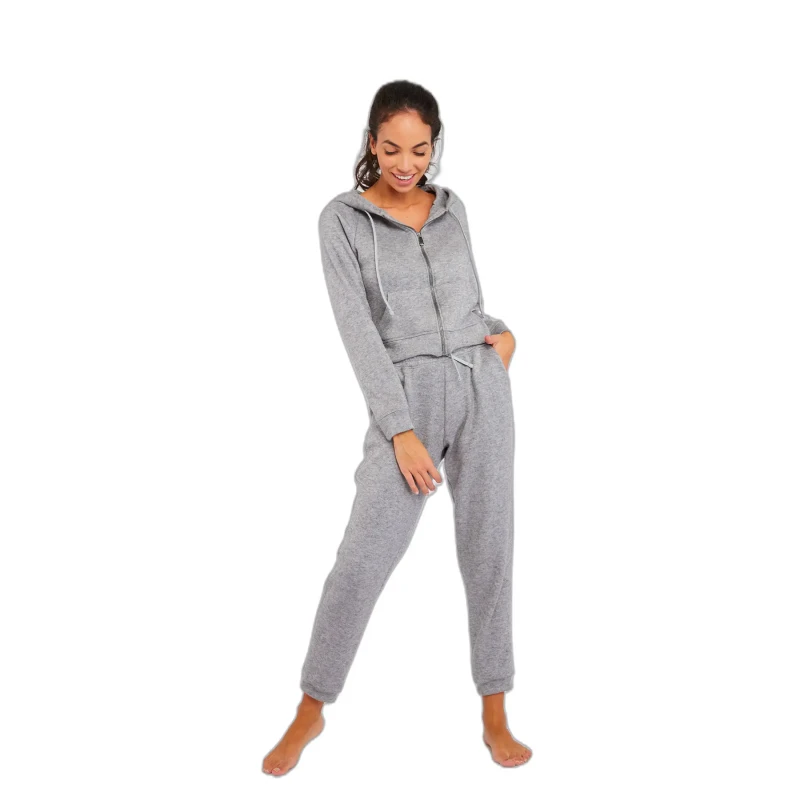 Image of banana moon Womens joggers Banana Moon Quick Creamy Gris Female S