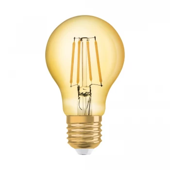 Image of Osram 8W Vintage Gold LED Globe Bulb ES/E27 Very Warm White - 119307