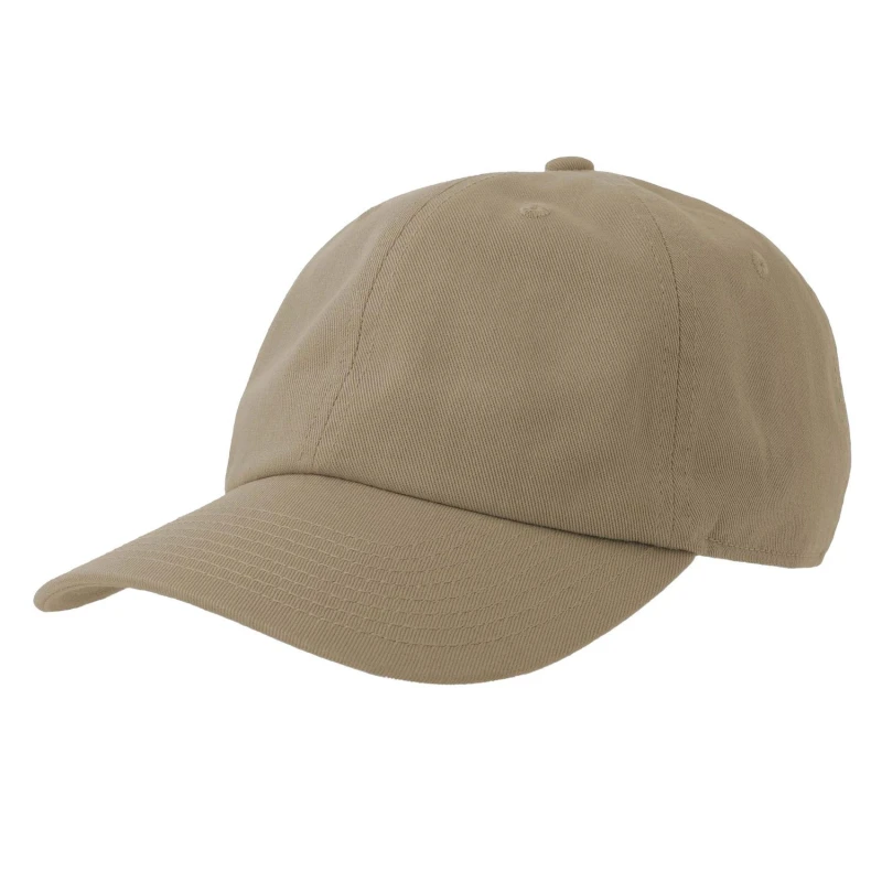 Image of Atlantis Mens Dad 6 Panel Baseball Cap in Stone Stone Male One Size