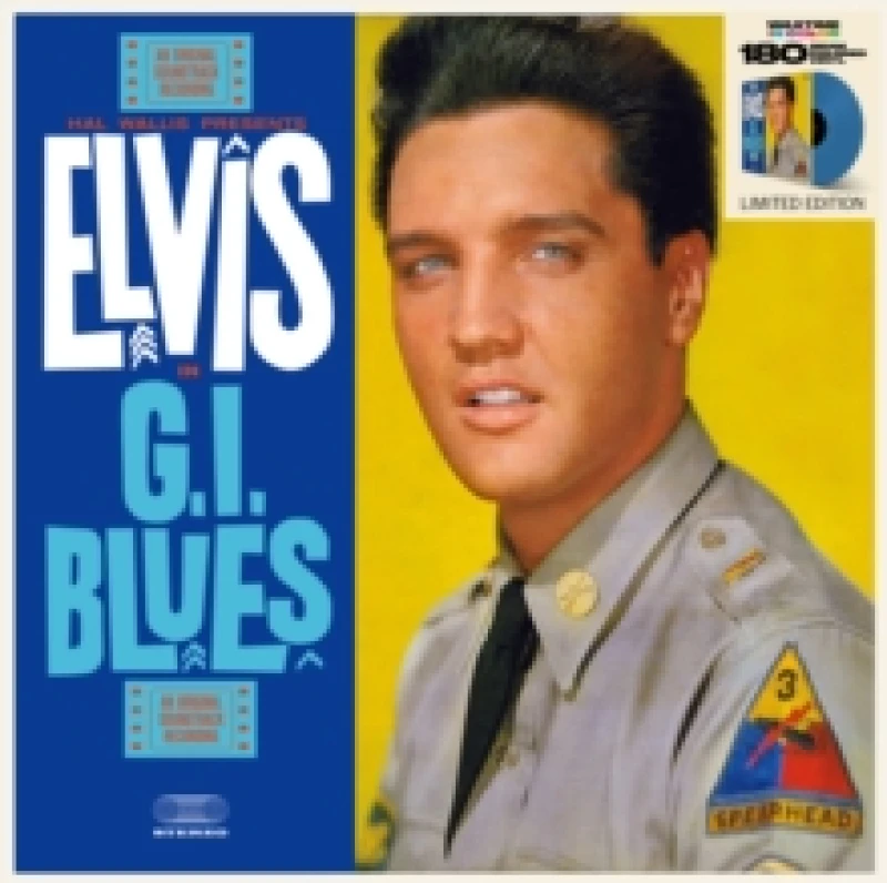 Image of Elvis Presley G. I. Blues [Limited Edition Blue Vinyl] LP Black unisex