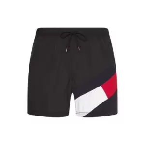 Image of Tommy Bodywear Flag Swimshorts - Black