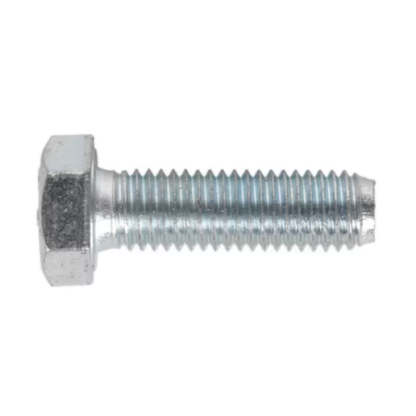 Image of Genuine SEALEY SS1240 HT Setscrew M12 x 40mm 8.8 Zinc DIN 933 Pack of 25