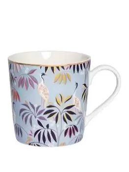 Image of Sara Miller Mug -Crane Garden Sky Blue