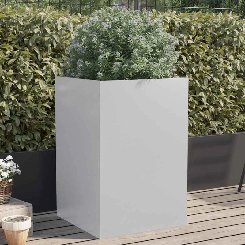 Image of VIDAXL Planter Silver 52x48x75cm Galvanised Steel Vidaxl 8721012364462