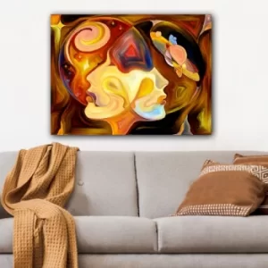 Image of 1069277036_70100 Multicolor Decorative Canvas Painting