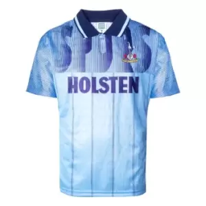 Image of Score Draw Draw Tottenham Hotspur Retro Third Shirt 92 Adults - Blue