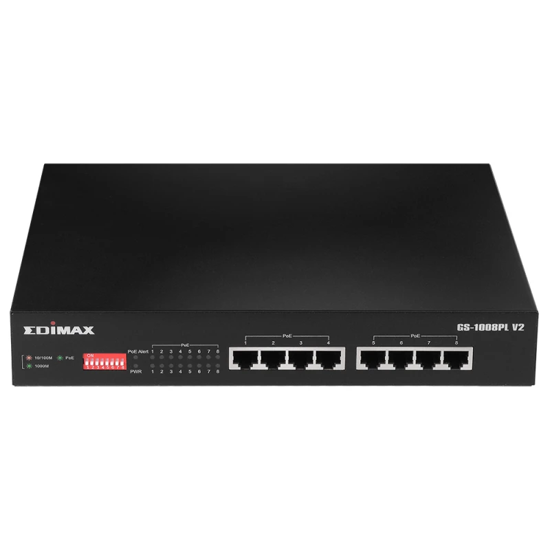 Image of Edimax GS-1008PL V2 network switch Managed L2 Gigabit Ethernet (10/100