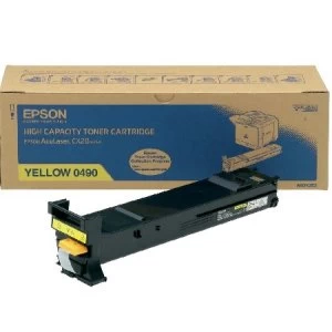 Image of Epson S050490 Yellow Laser Toner Ink Cartridge