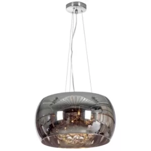 Image of Snow Pendant Ceiling Light Chrome