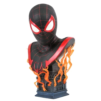 Image of Diamond Select Marvel Legends In 3D 1/2 Scale Bust - Spider-Man Miles Morales