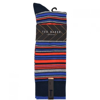 Image of Ted Baker Striped Socks - Red Stripe